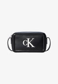 Calvin Klein BOLD  - Cross body bag - black/white