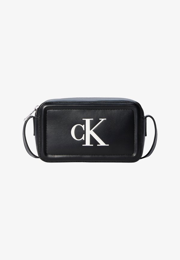 Calvin Klein BOLD  - Cross body bag - black/white