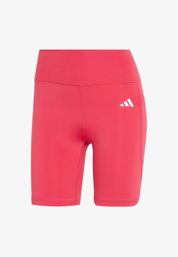 adidas Performance ADIDAS OPTIME ESSENTIALS STASH POCKET 7INCH SHORT LEGGINGS - Leggings - power pink