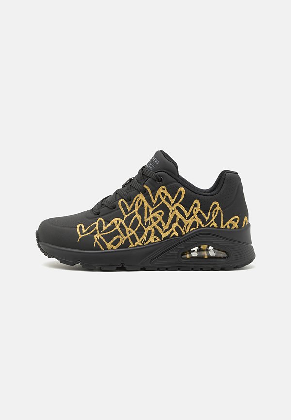 Skechers UNO - Trainers - black/gold