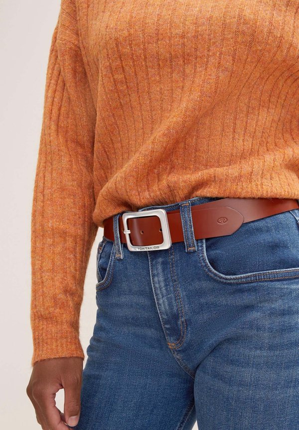 TOM TAILOR TTEVE - Belt - cognac