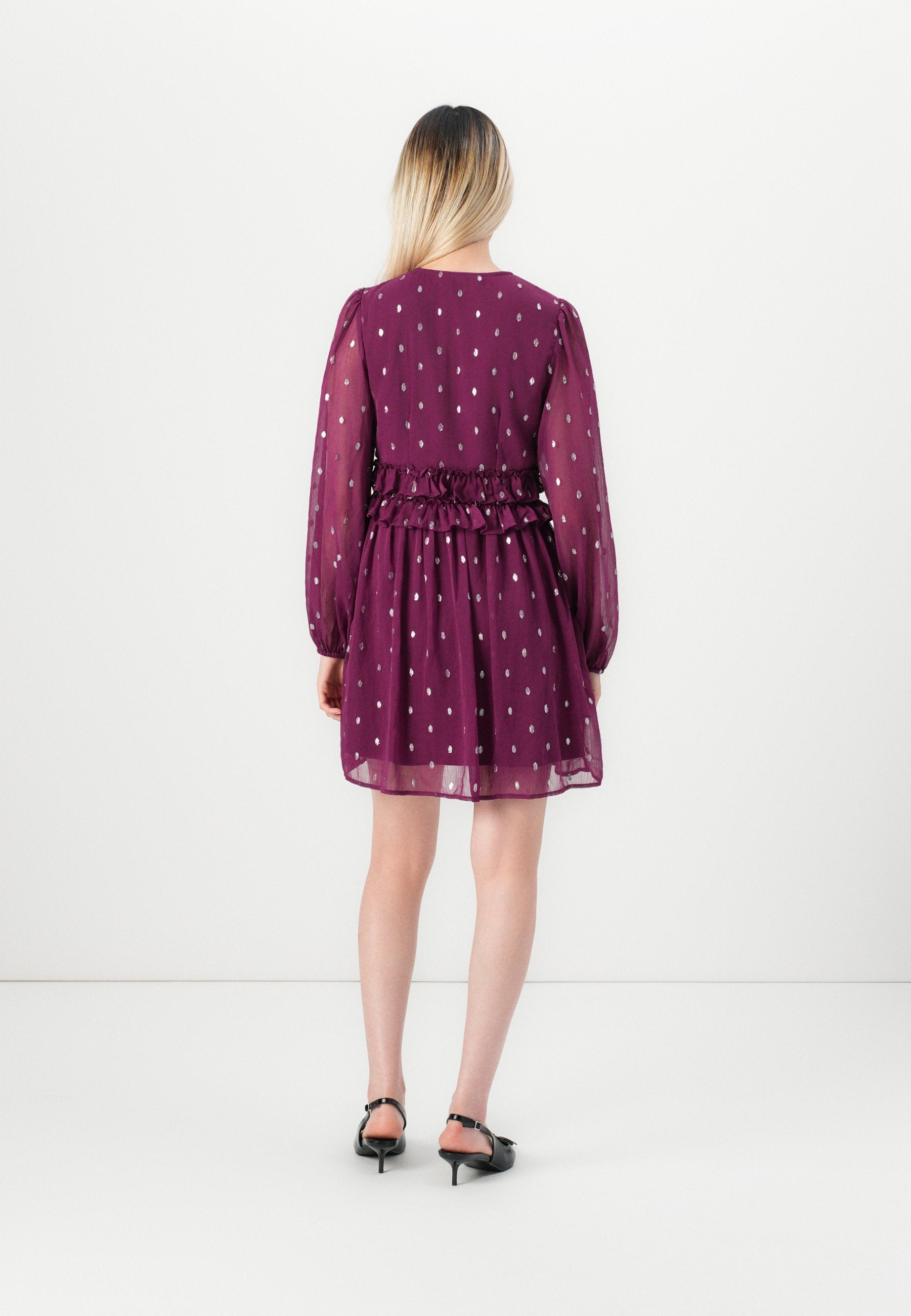VILA VITOMMI V NECK DRESS