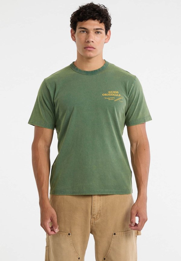 Guess Print T-shirt - grün