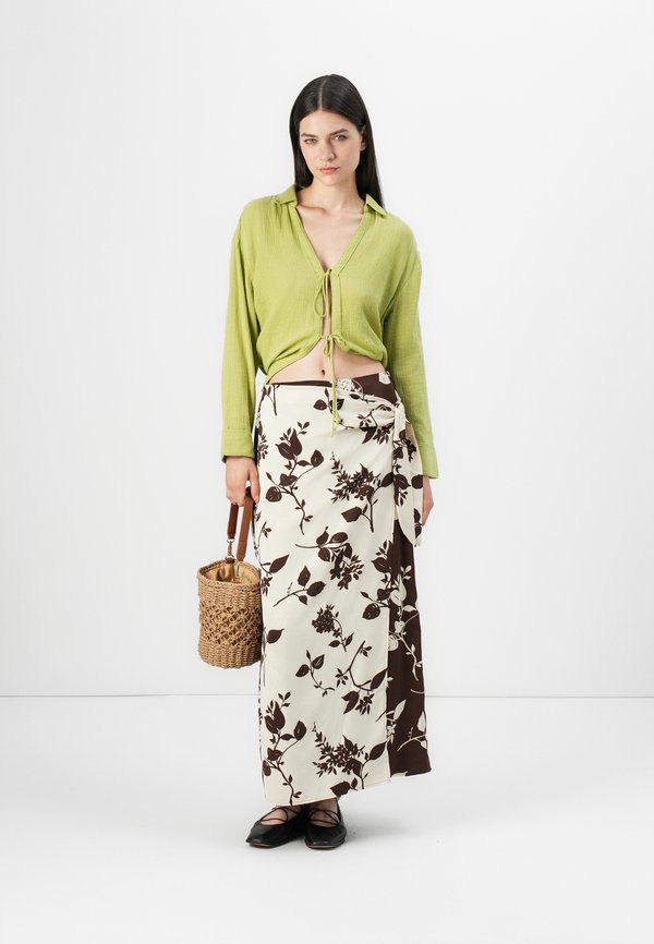 Abercrombie & Fitch WRAP MAXI SKIRT