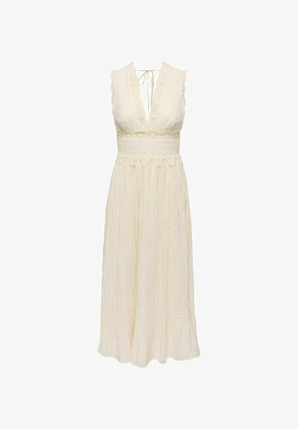 ONLY DRESS ONLMELOR LONG DRESS - Day dress - antique white