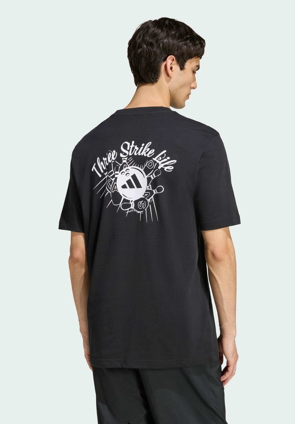 adidas Sportswear NOVELTY BOWL GRAPHIC - Print T-shirt - black
