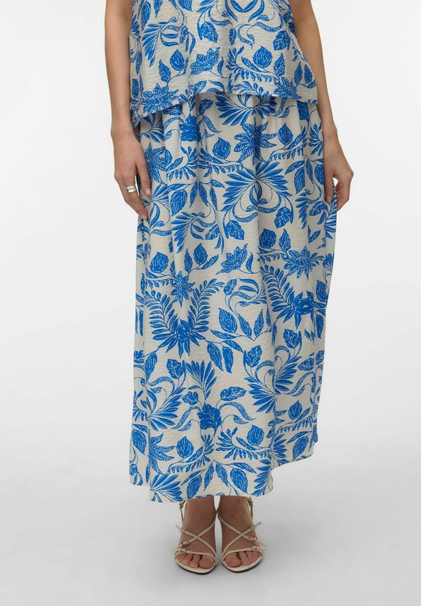 Vero Moda VMJOSIE High waist Long - Maxi skirt - birch