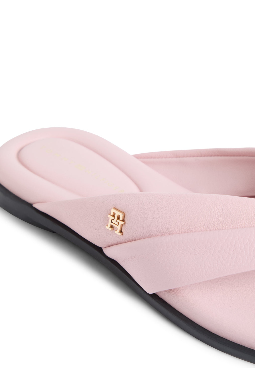 LEATHER TOE POST FLAT SANDALS Media 6