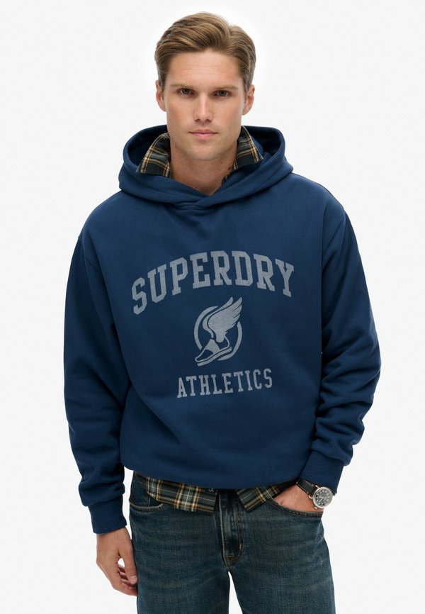 Superdry & Co VINTAGE ATHLETICS - Hoodie - insignia blue