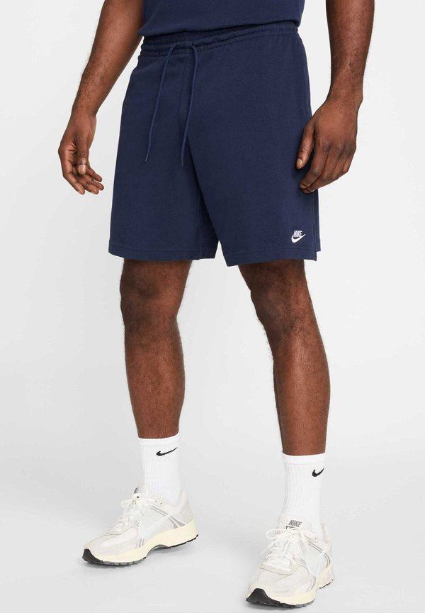 Nike Sportswear M NK CLUB KNIT SHORT - Tracksuit bottoms - obsidian white