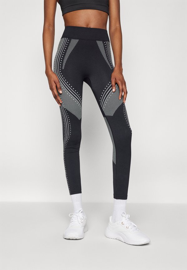 Even&Odd active FULL LENGTH HIGH RISE SEAMLESS LEGGINGS WITH CONTRAST PATTERN