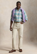 Polo Ralph Lauren Big & Tall PLAID LINEN SHIRT