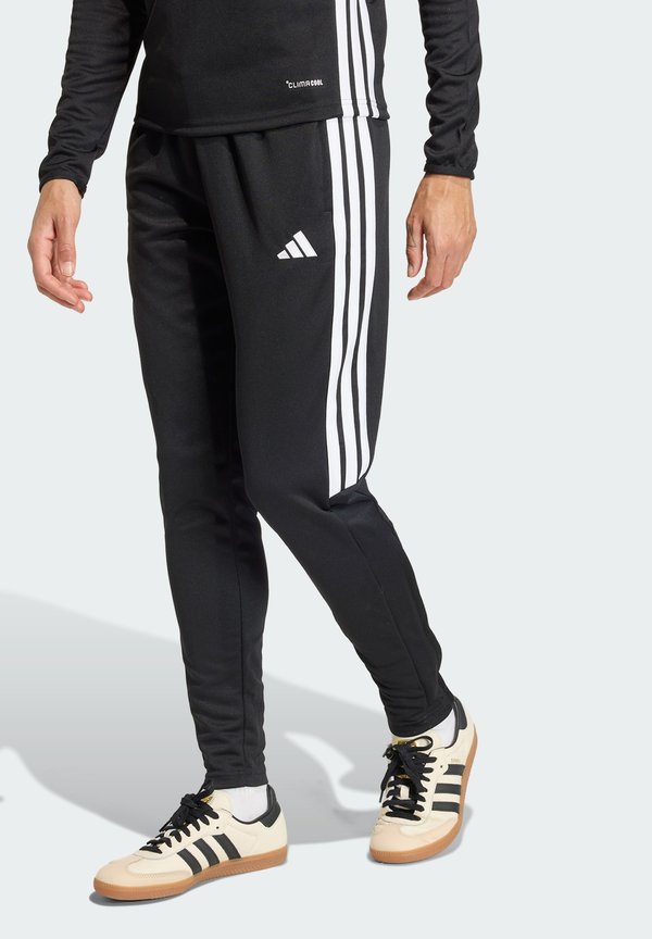 adidas Performance TIRO ESSENTIALS - Tracksuit bottoms - black/white