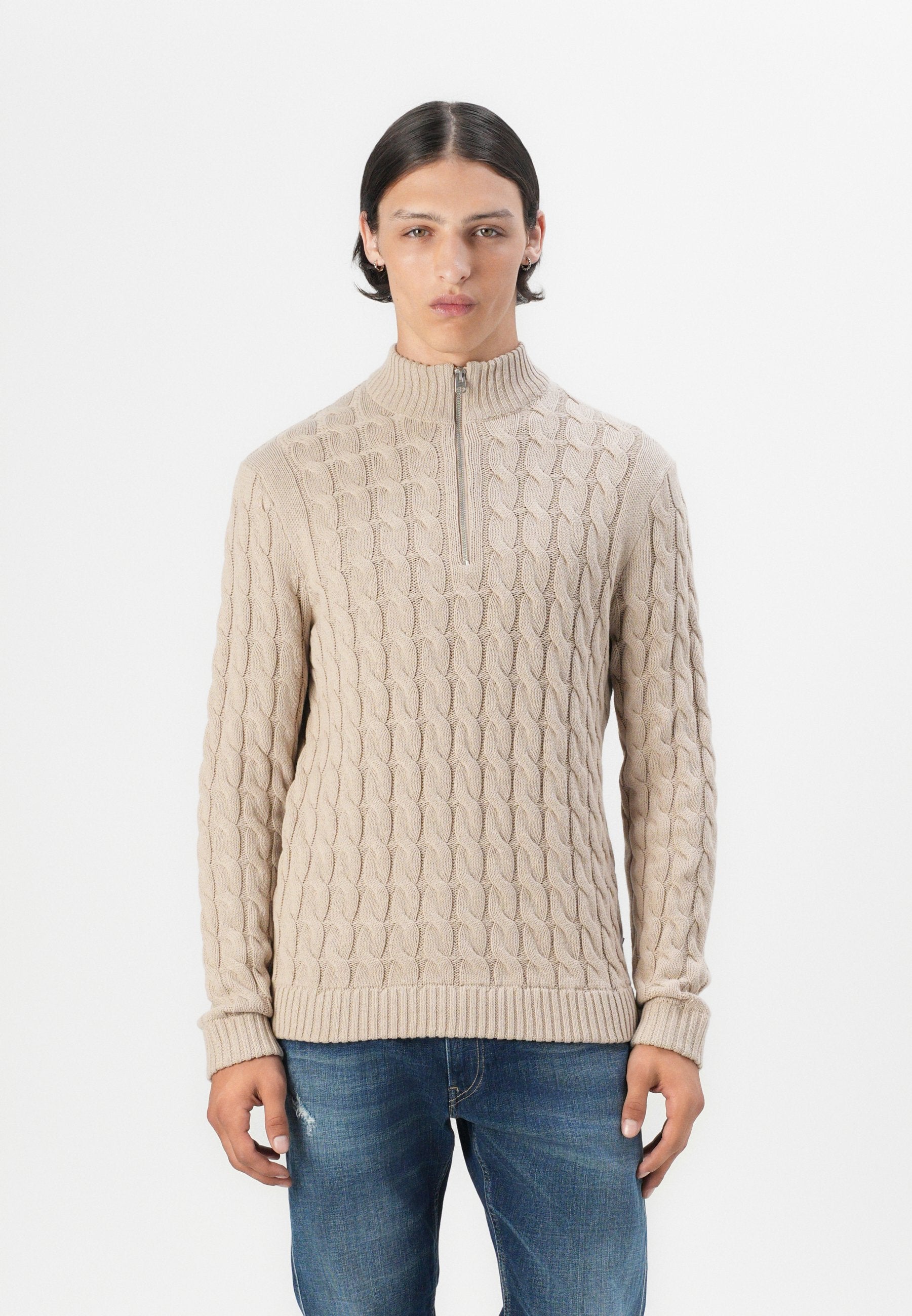 ONSKICKER LIFE CABLE HALF ZIP Media 3