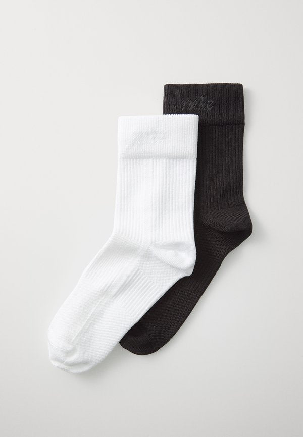 Nike Performance 2 PACK - Sports socks - white/black