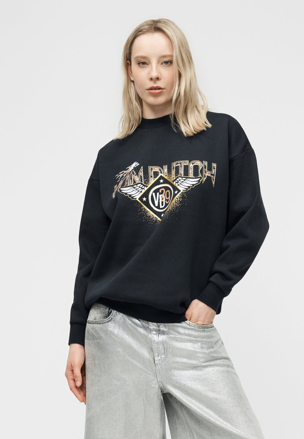 Von Dutch RELAX FIT ROUND NECK WITH FRONT PRINT