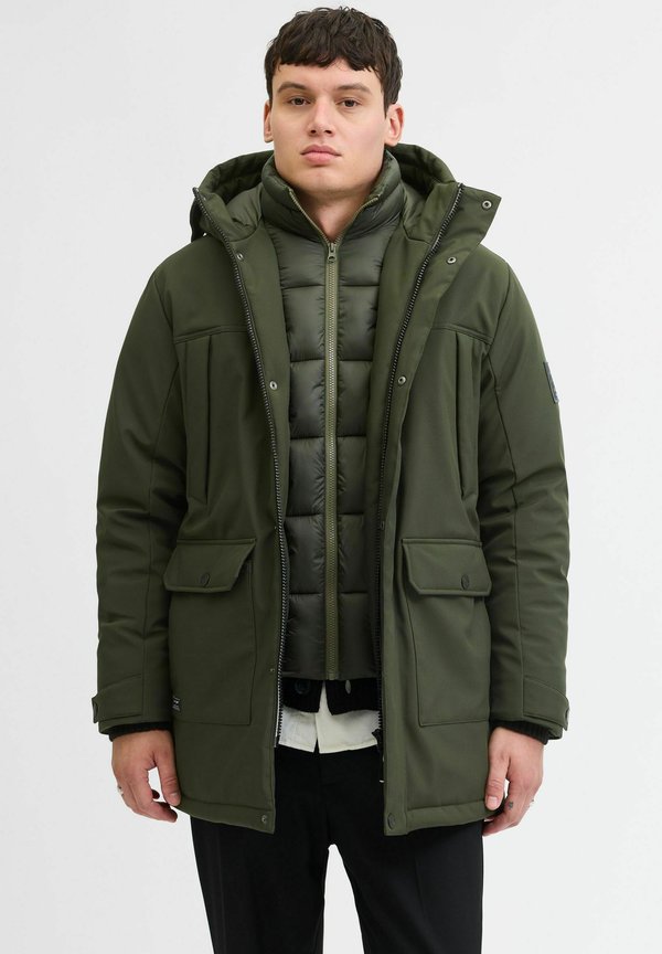 Jack & Jones Softshell Softshell - Winter coat - rosin