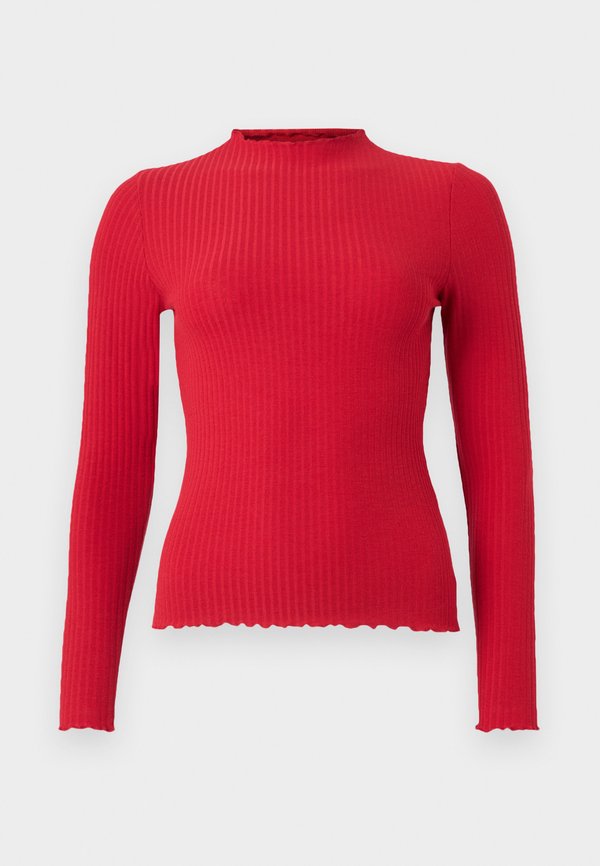 ONLY ONLEMMA L/S HIGH NECK TOP NOOS JRS - Long sleeved top - true red