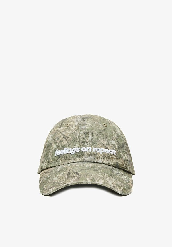 Bershka EMBROIDERED - Cap - green