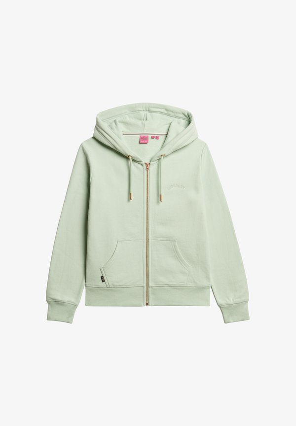 Superdry & Co Zip-up sweatshirt - surf spray green