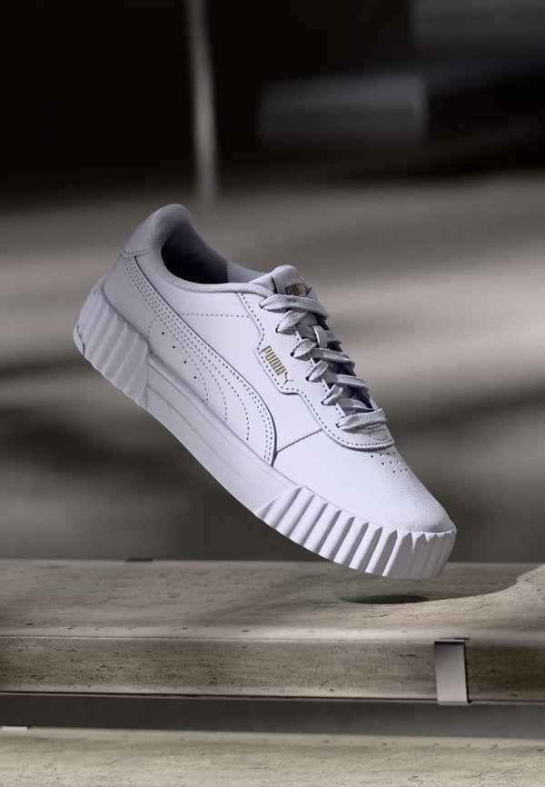 Puma CARINA 3.0 - Trainers - white/gold