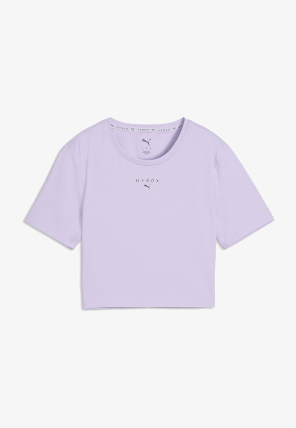 Puma W PUMA X HYROX PWRMODE CROP TEE - Sports T-shirt - light lavender