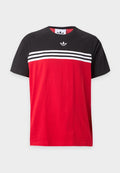 adidas Originals CHEST - Print T-shirt - better scarlet/black
