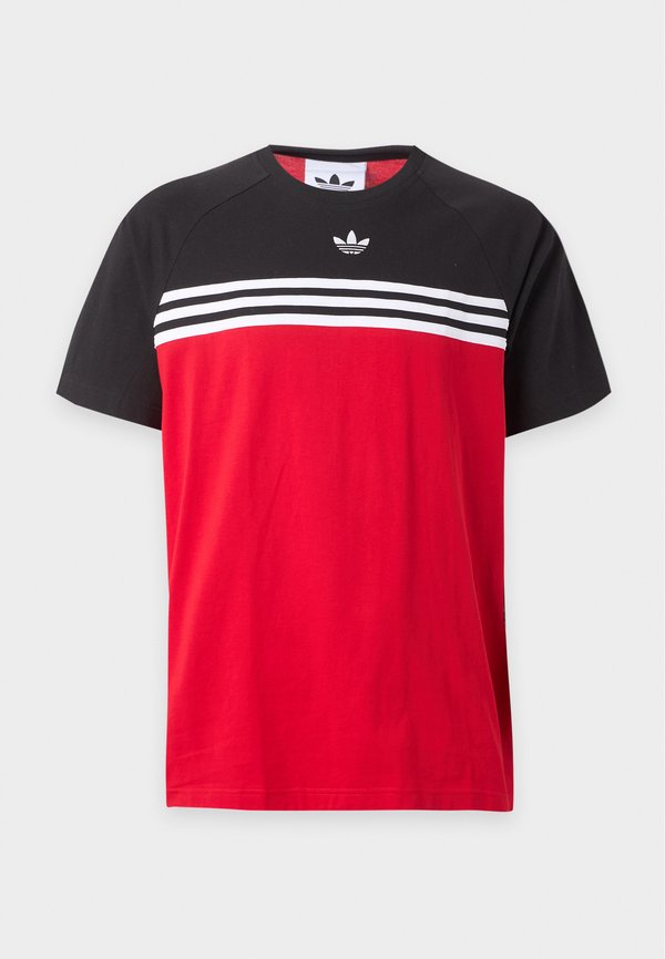 adidas Originals CHEST - Print T-shirt - better scarlet/black