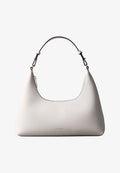 Calvin Klein FOIL LOGO - Handbag - white alyssum
