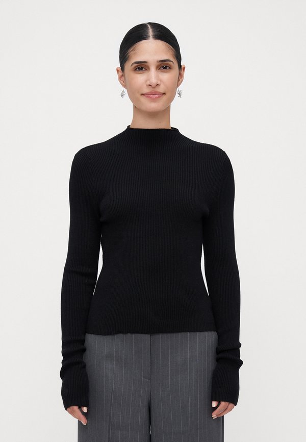 Vero Moda Petite VMNANCY FUNNELNECK  - Jumper - black
