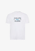 Calvin Klein Jeans STACK GRAP - Print T-shirt - bright white