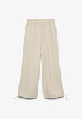 Vero Moda VMHEAVEN PANTS - Trousers - oatmeal