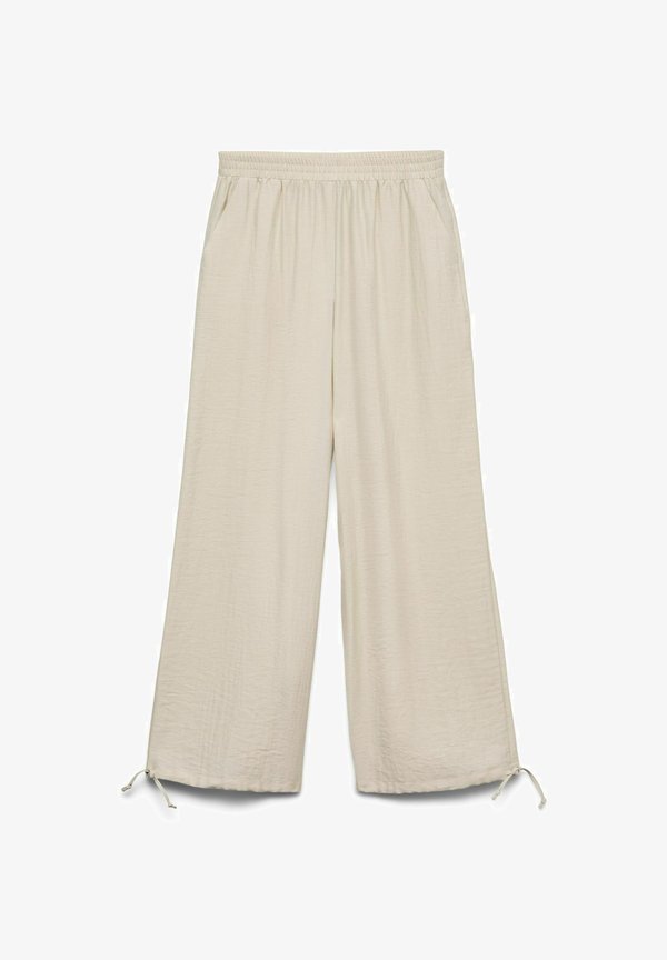 Vero Moda VMHEAVEN PANTS - Trousers - oatmeal