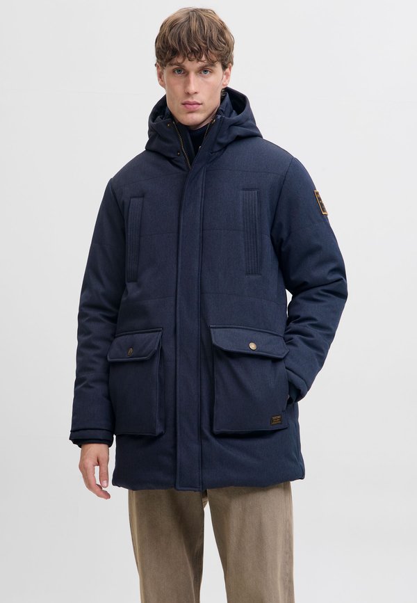 Jack & Jones WHFINN MELANGE  - Winter coat - Blue