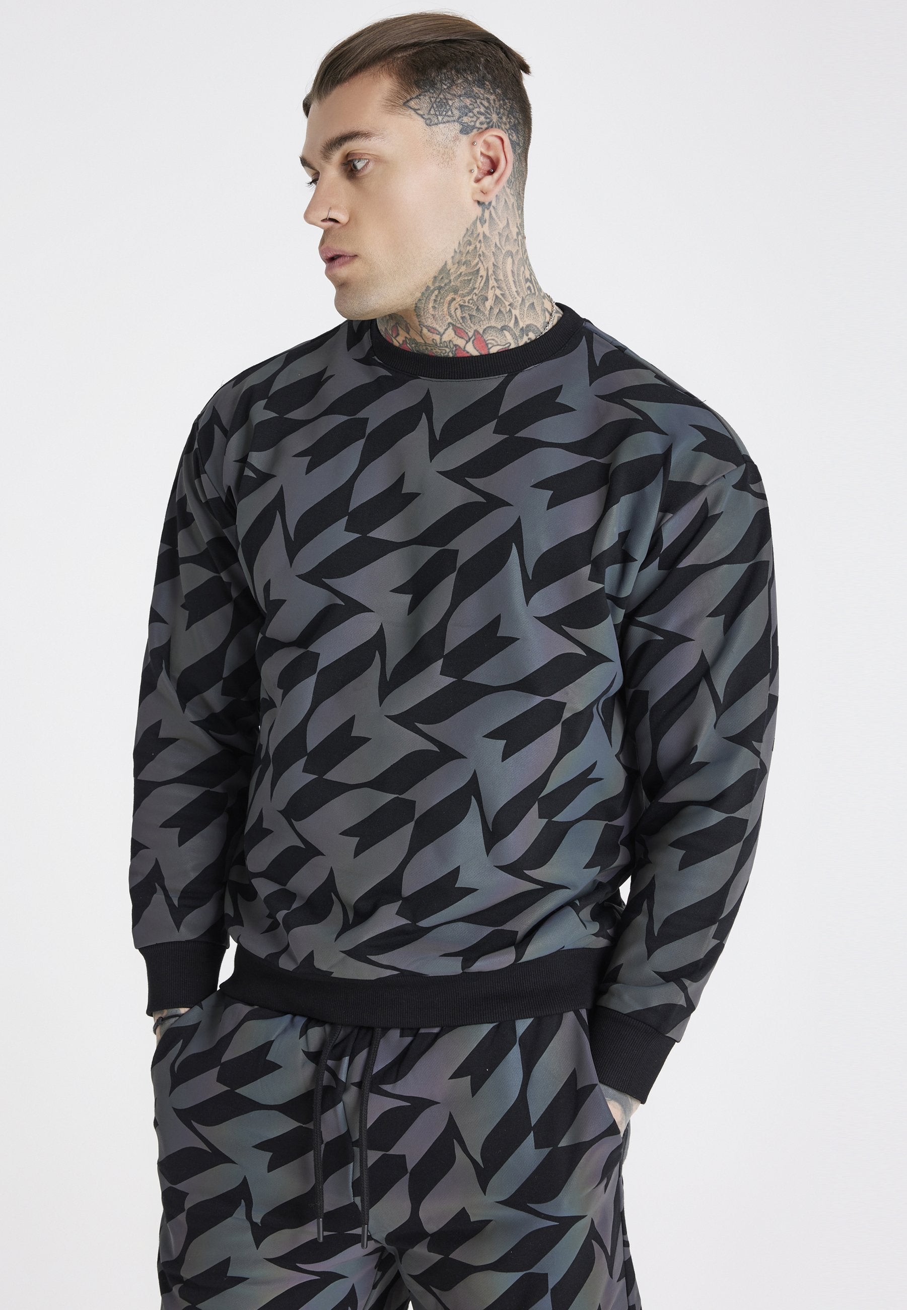 SIKSILK MESSI X SIKSILK IRIDESCENT CREW