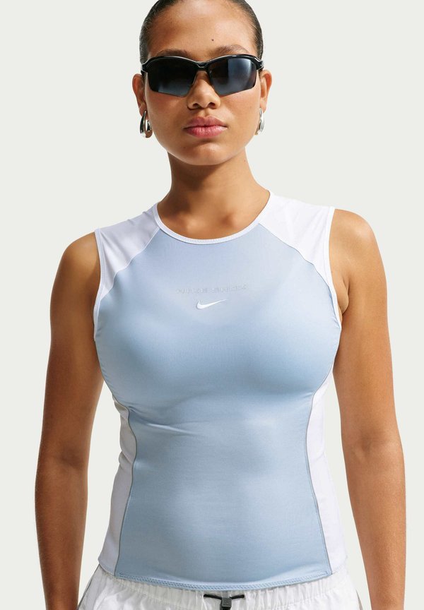 Nike Sportswear NIKE SPORTSWEAR WOMEN'S TANK TOP SPORTSWEAR - Top - light armoury blue white