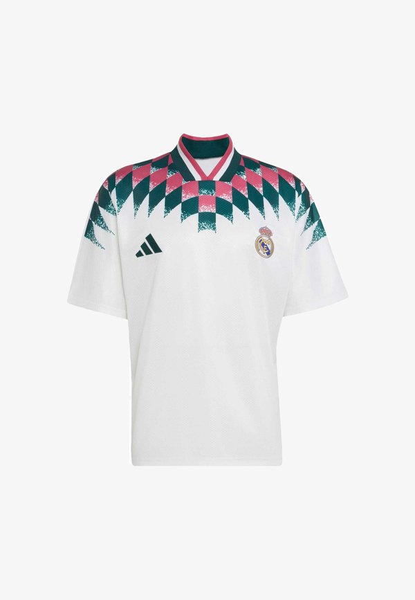 adidas Performance REAL MADRID STADIUM JERSEY - Print T-shirt - white