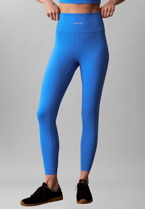 Calvin Klein Performance HIGH-RISE GYM  - Leggings - aegean ocean