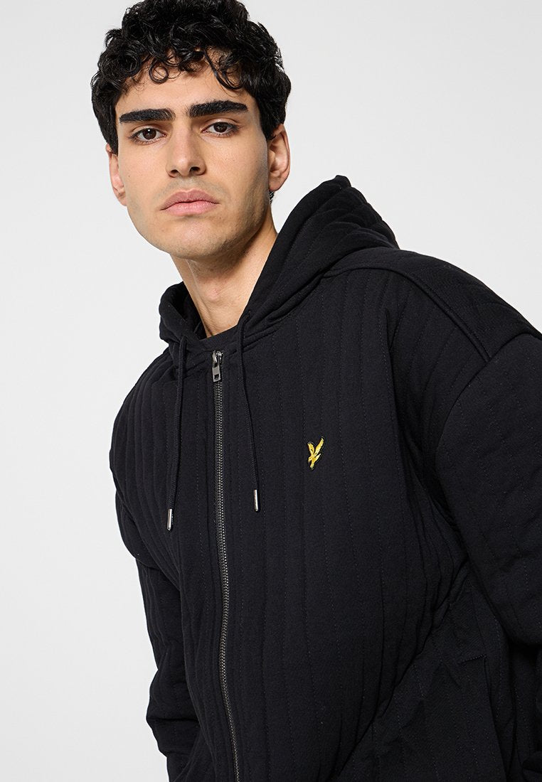 Lyle & Scott QUILTED ZIP THROUGH HOODIE