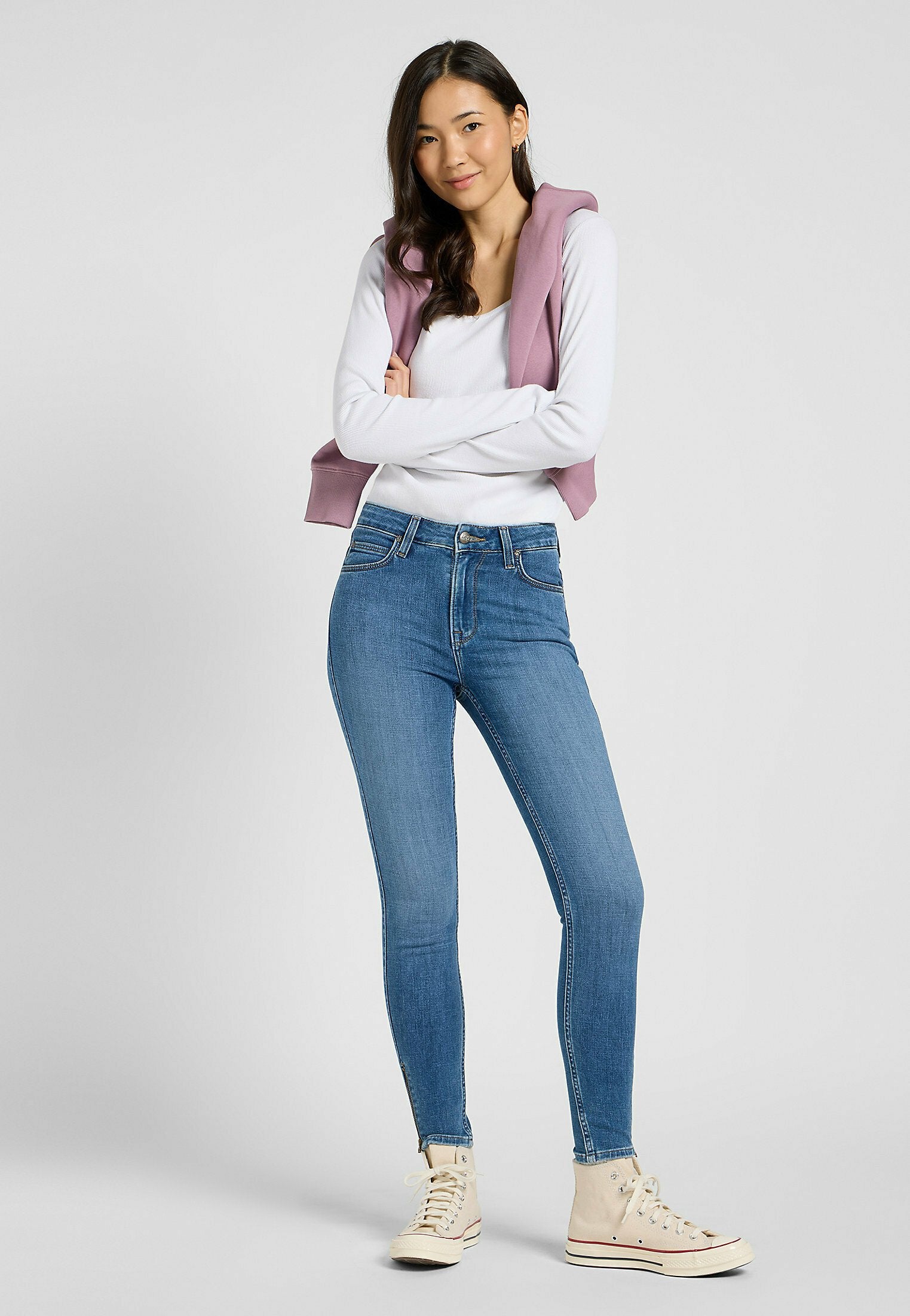 Lee 5-POCKET JEAN SCARLETT_HIGH_ZIP FOR WOMENS - SKINNY FIT