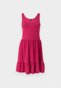 ONLY ONLBLOOM SHORT - Jersey dress - sangria