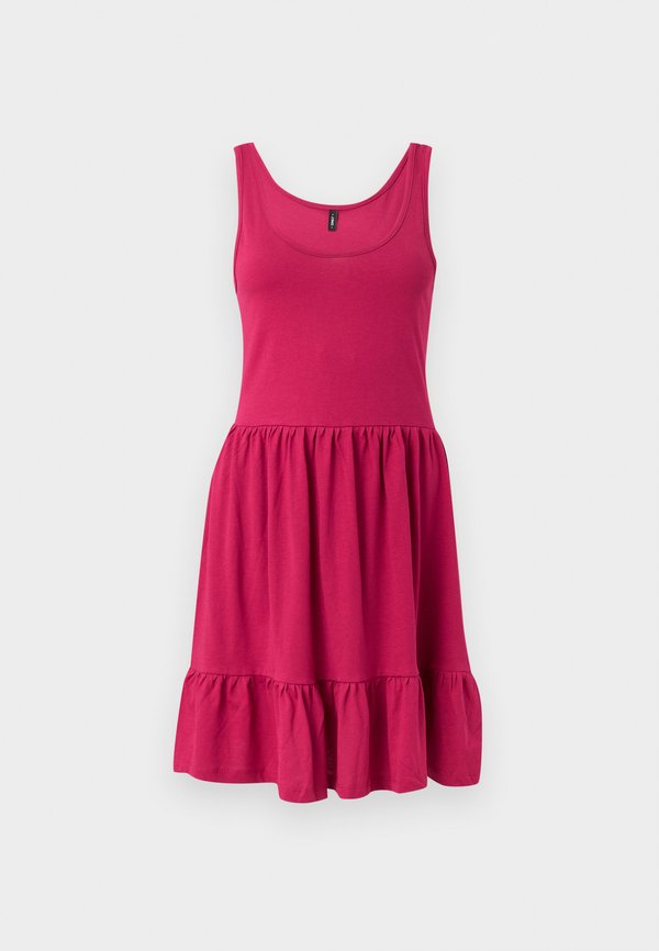 ONLY ONLBLOOM SHORT - Jersey dress - sangria