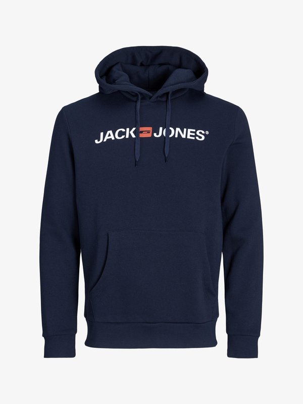 Jack & Jones JJECORP LOGO - Hoodie - navy blazer