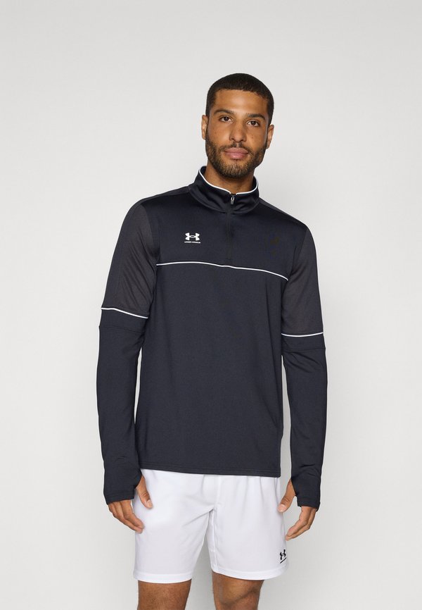 Under Armour CHALLENGER TRAINING - Long sleeved top - black/white