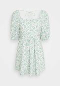 Glamorous TIE-BACK BABYDOLL MINI DRESS