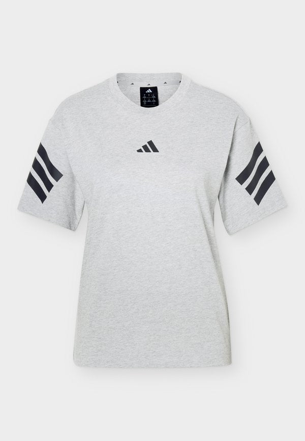 adidas Sportswear FUTURE ICONS THREE STRIPES - Sports T-shirt - medium grey heather