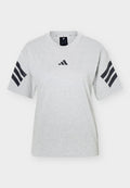 adidas Sportswear FUTURE ICONS THREE STRIPES - Sports T-shirt - medium grey heather