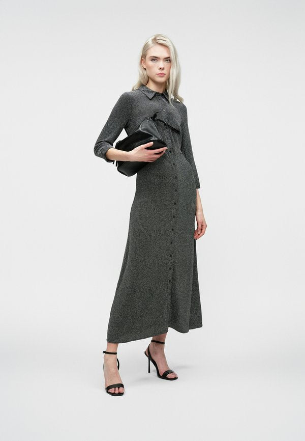 YAS YASSAVANNA 3/4 GLITTER LONG DRESS
