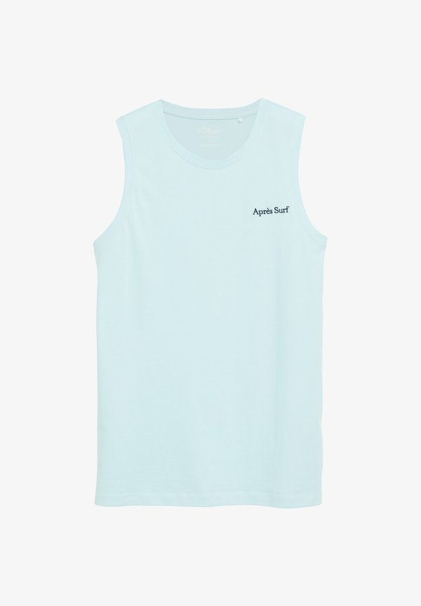s.Oliver T-SHIRT - Top - azurblau