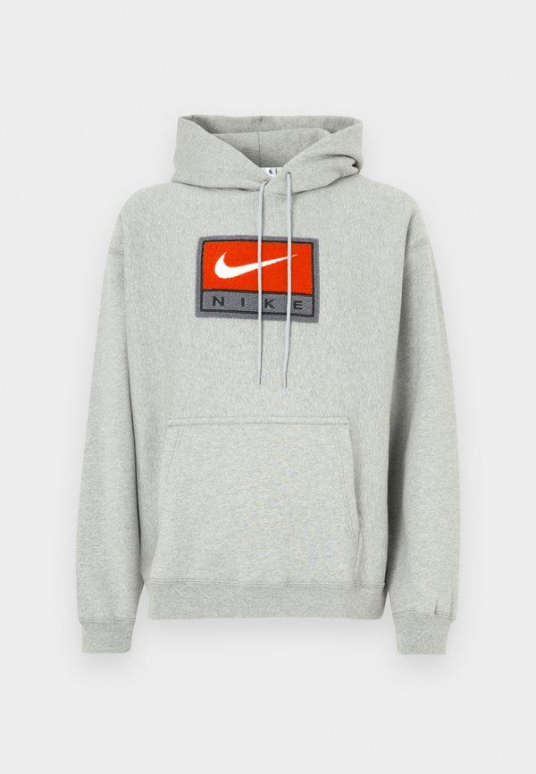 Nike Sportswear SOLO - Hoodie - grey heather/white
